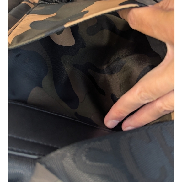 Badgley Mischka Camouflage Backpack 13x12x5 - Picture 13 of 15